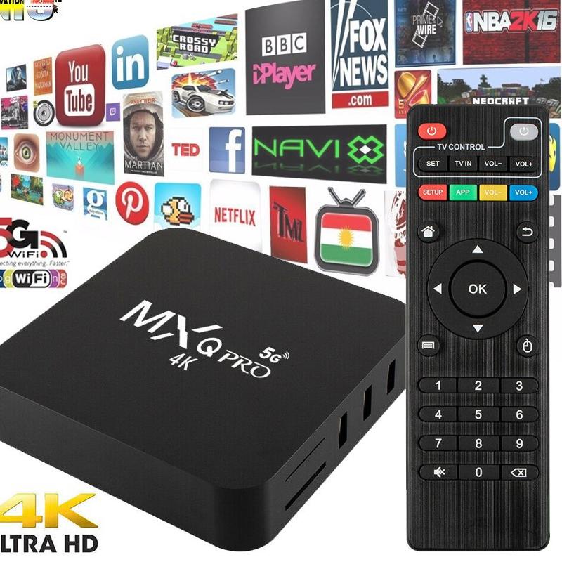 TERBAIK TV Box Android MXQ Pro 4K Smart TV Box Android 7.1 X96 Mini RAM 2G ROM 16GB Full Load ❀ 879