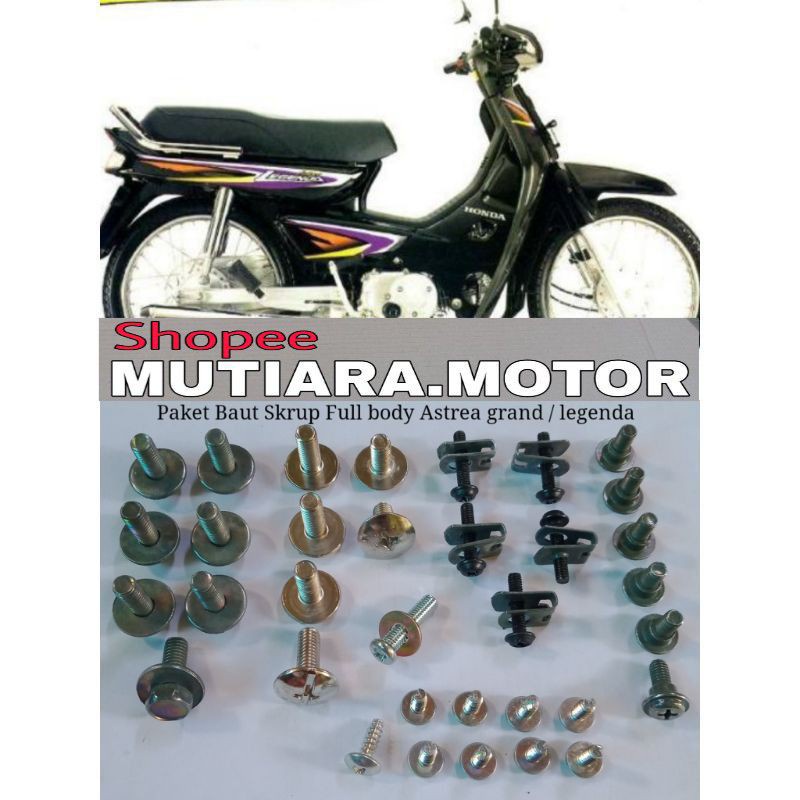 Jual Baut Baud Skrup Full Body Astrea Grand Legenda Shopee Indonesia