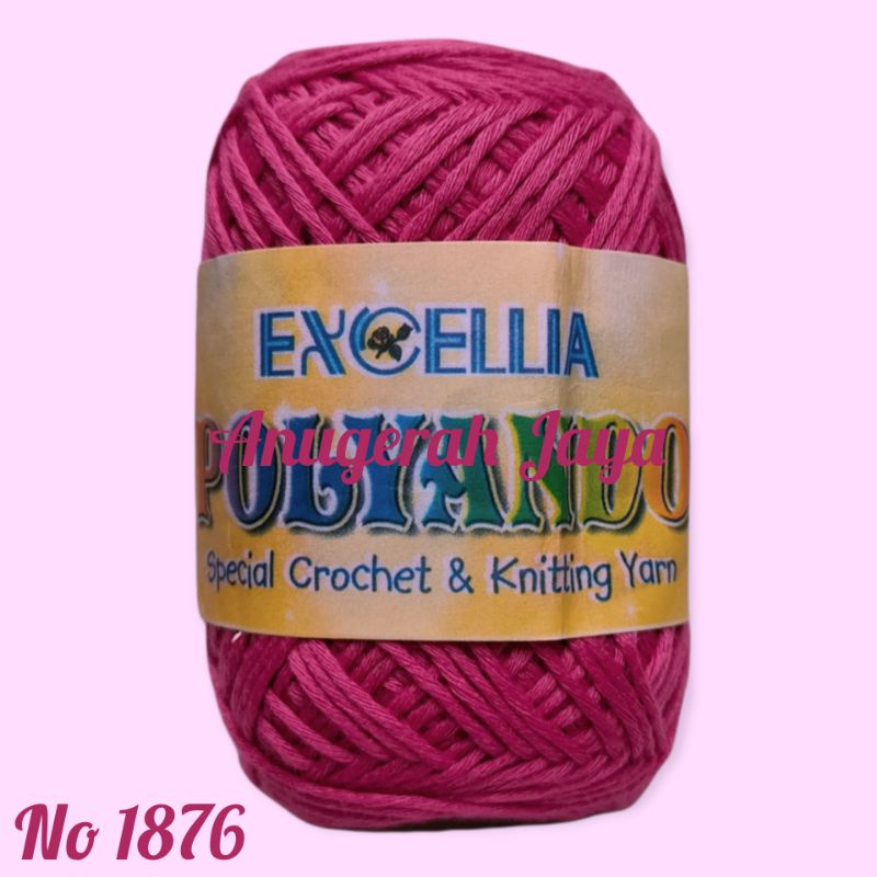 Benang Rajut Polyando No 1876