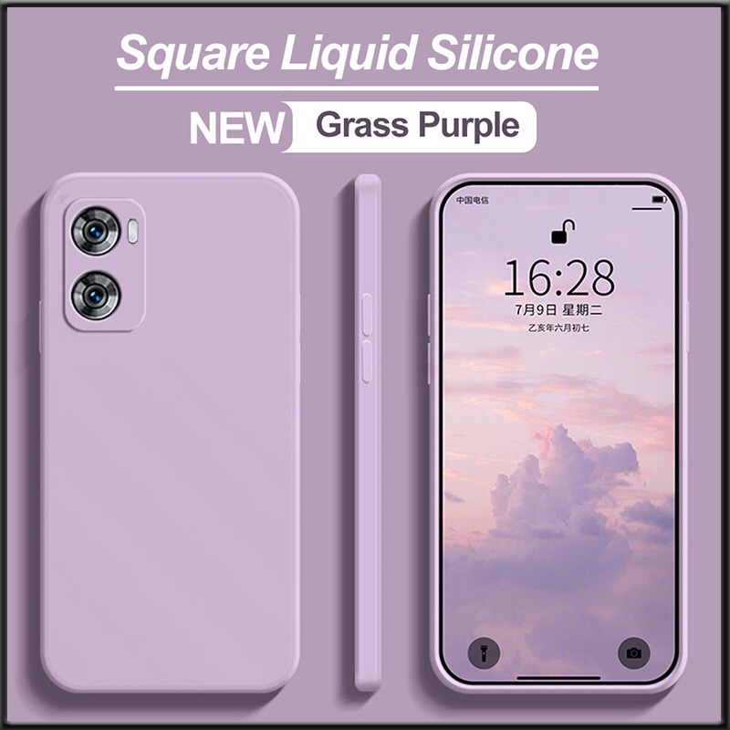 Soft Case Oppo A57 4G / Oppo A77s Liquid Silikon Candy Macaron Bludru