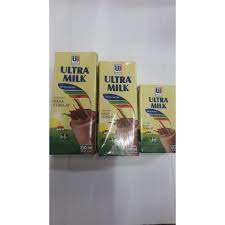 SUSU ULTRA MILK KOTAK 125ML 200ML 250ML