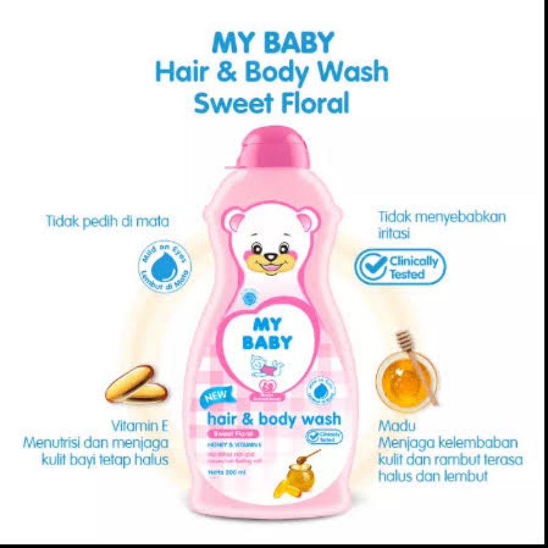 MY BABY HAIR AND BODY WASH 200 ML