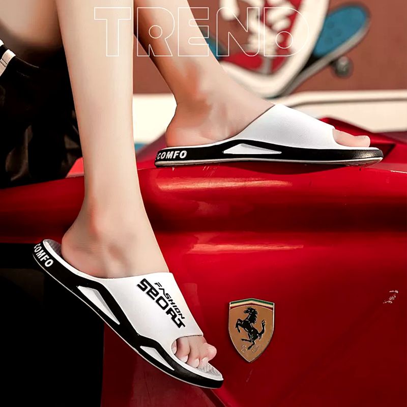Sandal Slop Pria Fashion Sport / Sandal Pria Kekinian Viral