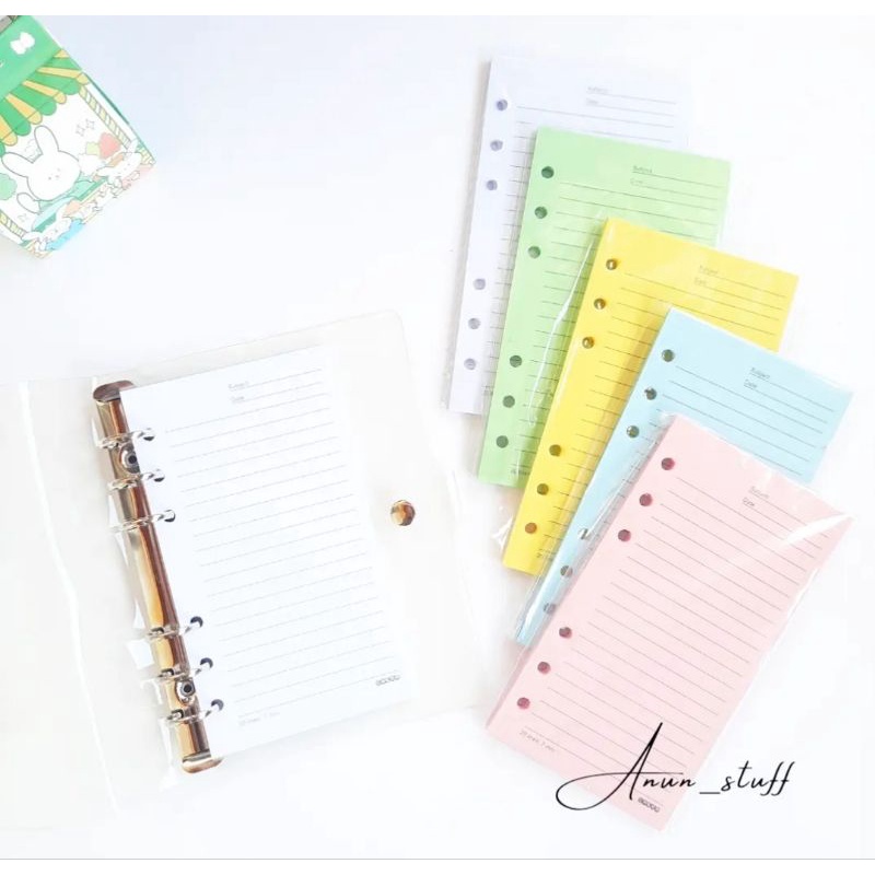 

Refill Isi Binder A6 Loose Leaf GASTA Isi 50 Lembar