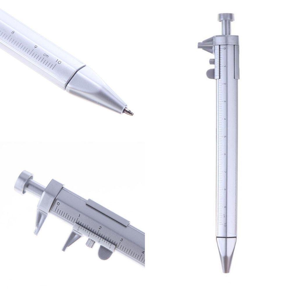 Lanfy Skala Penggaris Pen Vernier Multifungsi Ballpoint Caliper Kursor Ballpen Perlengkapan Kantor