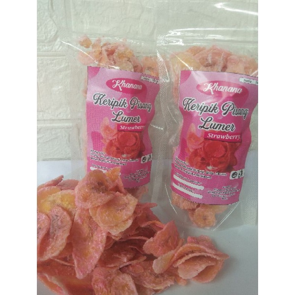 

Keripik Pisang Lumer Strawberry Termurah Terlaris Khanana Enak
