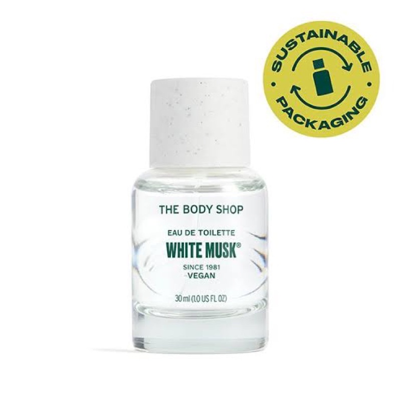 The Body Shop “WHITE MUSK” Parfum EDT 30ml (Kemasan VEGAN)