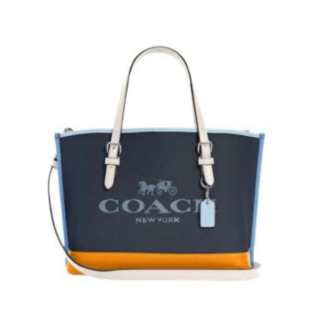 Coach Mollie Tote In Colorblock(C4085)