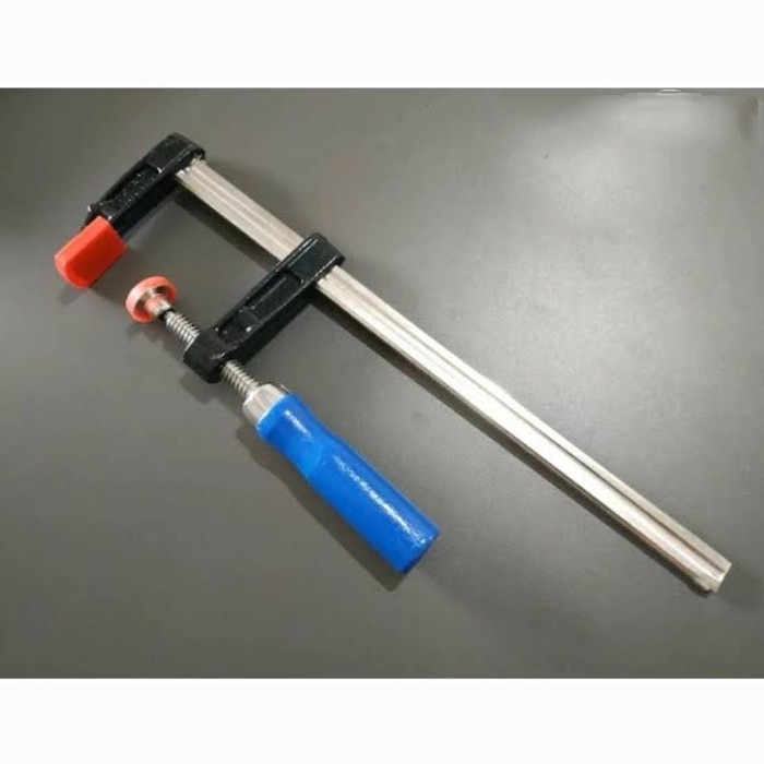CUCI GUDANG!!!! JAPAN KDK Clamp/Klem F Catok Kayu Heavy Duty  Alat Penjepit Gagang Kayu SERBAGUNA  CLAMP 100CM (120X1000), F CLAMP 25CM(50X250), F CLAMP 30CM(50X300),CLAMP 50CM (80X500),CLAMP 60CM (80X600)