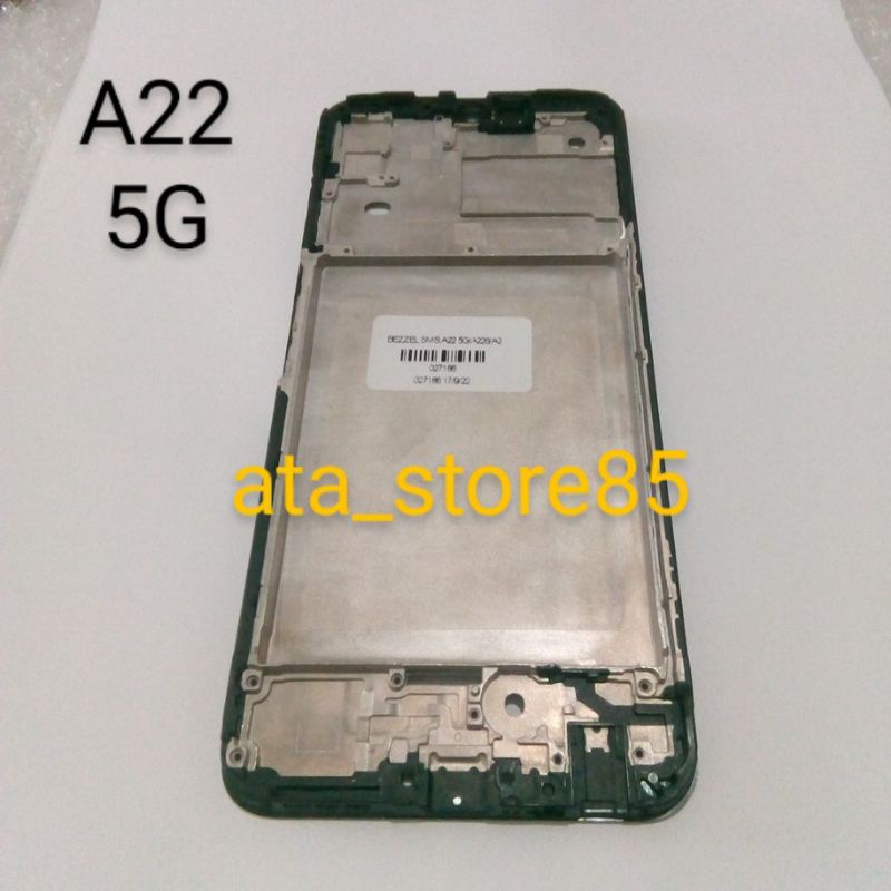 Frame LCD Samsung A22 5G | A 22 5G Tulang Tengah Tatakan LCD Original