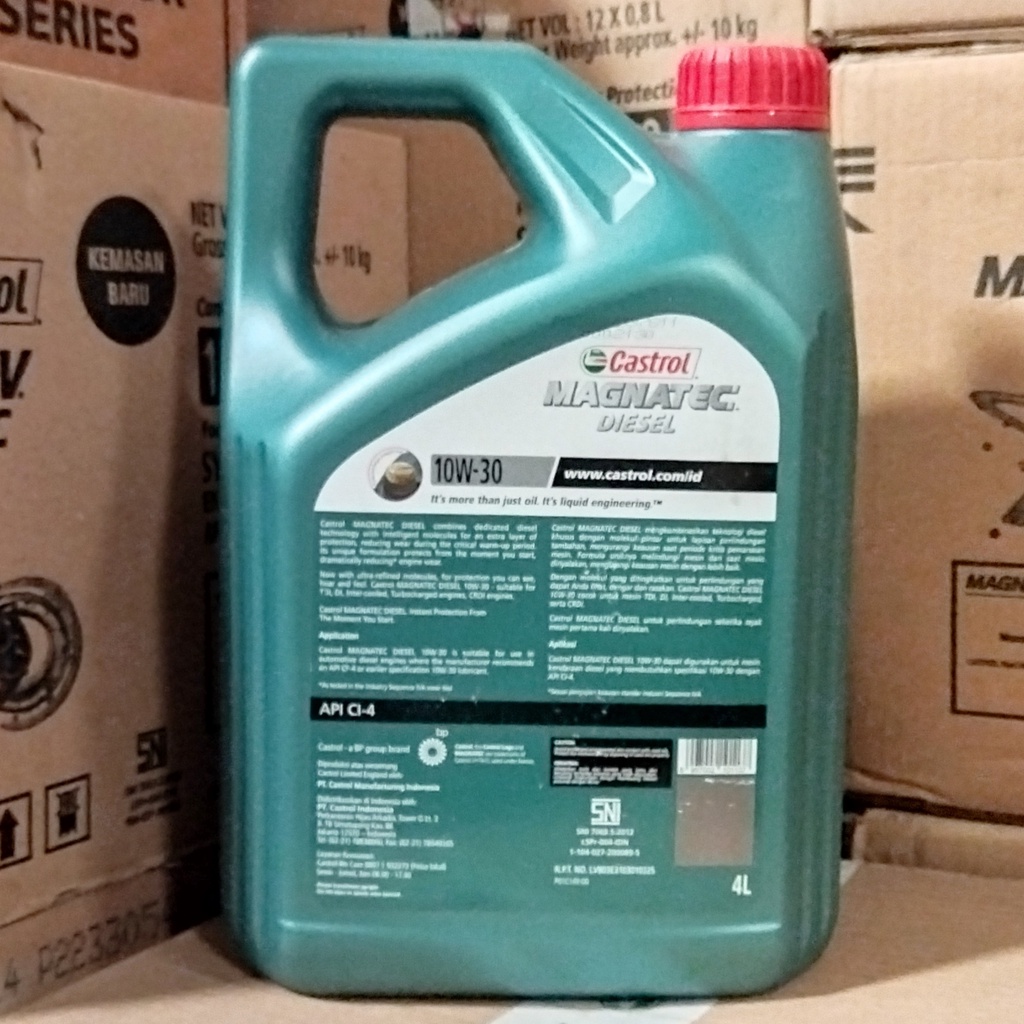 OLI MESIN MOBIL DIESEL CASTROL MAGNATEC DIESEL 10W-30 4 LITER