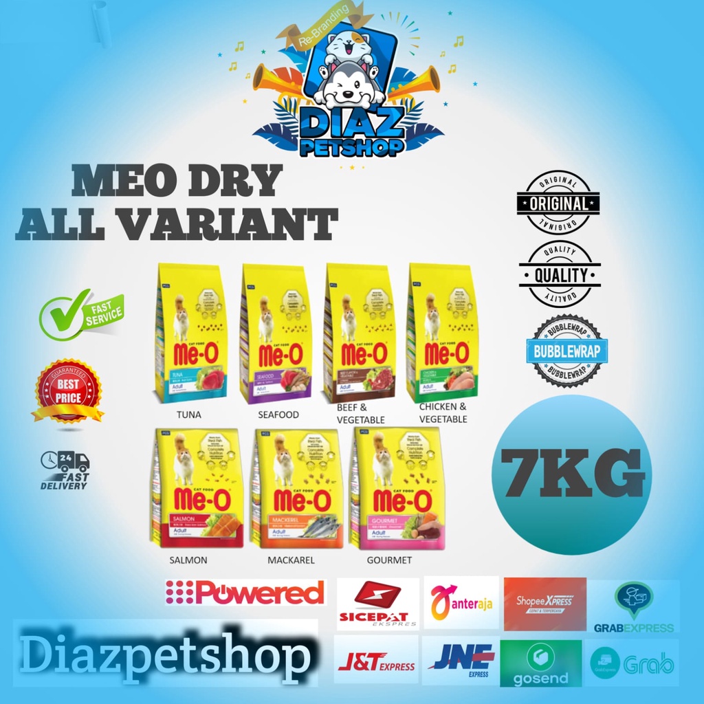 MEO 7KG ALL VARIAN - MEO TUNA 7KG - MEO SALMON 7KG - MEO SAK MURAH - MEO CHICKEN - MEO BEEF 7KG