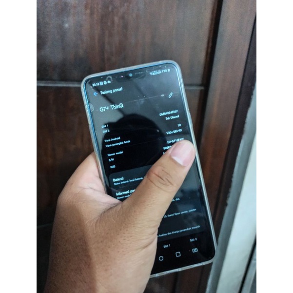 HP LG G7 THINQ DUAL SIM HP DAN CASAN AJA RAM 6/128GB
