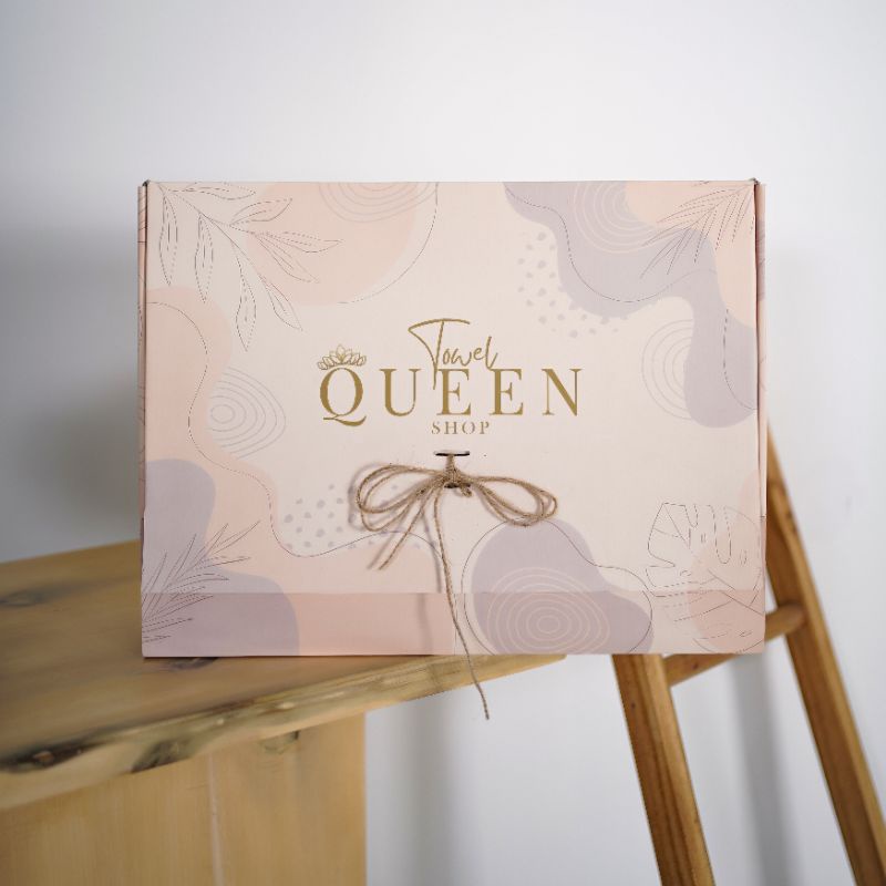 Handuk Mandi Couple Mateo (Free Bordir + Box) - Towel Queen Shop