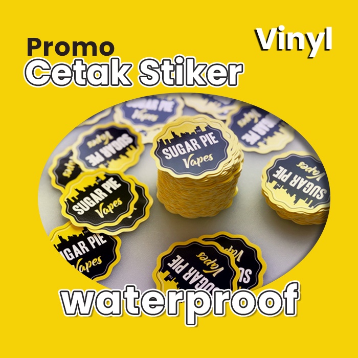 

PROMO CETAK STIKER LABEL VINYL KEMASAN CUSTOM CUT SESUAI POLA