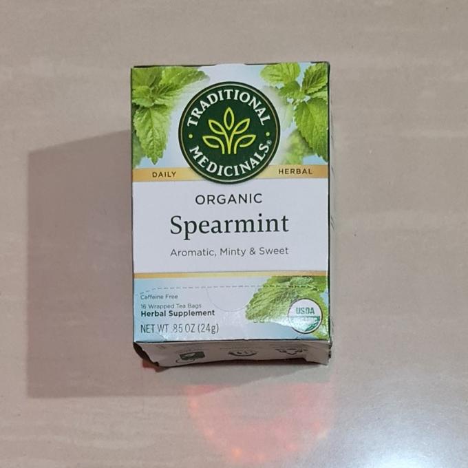 

Teh Traditional Medicinals Organic Spearmint 16 x 1.5 Gram