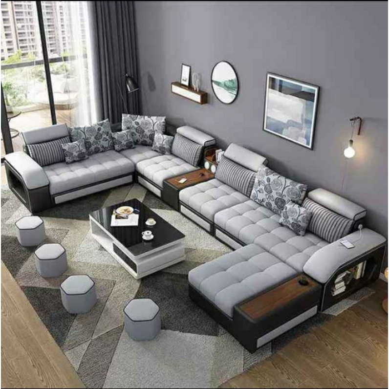 SOFA MINIMALIS LETER U / SOFA JUMBO / SOFA BRANAK