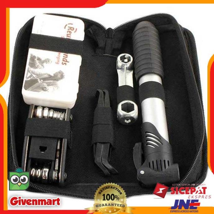 Perlengkapan Reparasi Sepeda Tambal Ban 16 In 1 Aksesoris Sepeda
