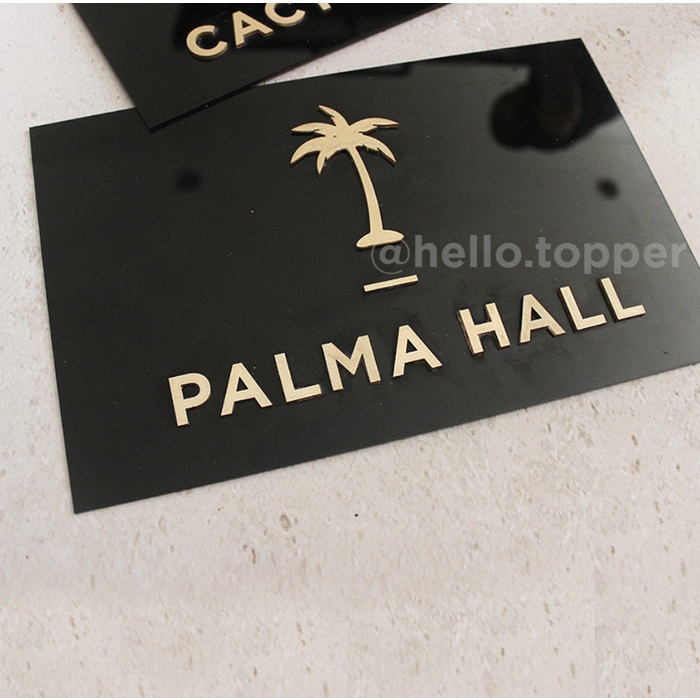 

CUSTOM SIGN ACRYLIC NAMA RUANGAN + ICON SIGN BOARD PINTU SIGN