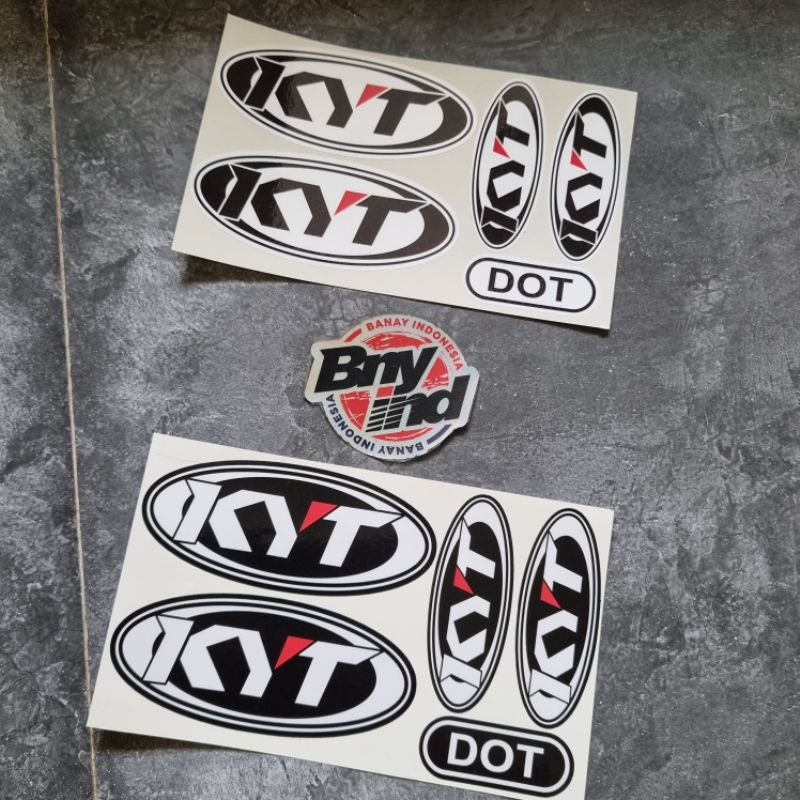 Sticker Helm Stiker KYT Set Princutt