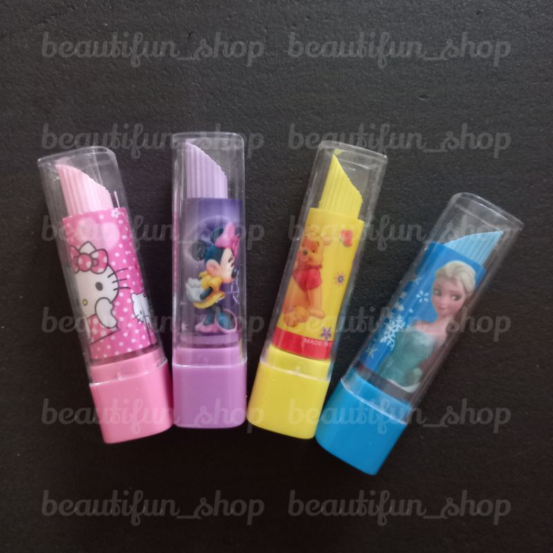 

Penghapus pensil bentuk lipstik | penghapus unik lucu | penghapus lipstik | alat tulis unik | alat tulis sekolah anak | fancy eraser | setip lucu | setip pensil | lipstick eraser | stip pensil lucu bentuk lipstik | fancy stationery | stip anak lucu