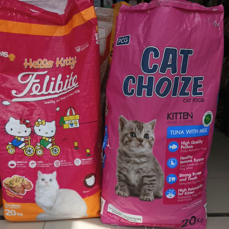 Karung Bekas Cat food Makanan Kucing 20kg