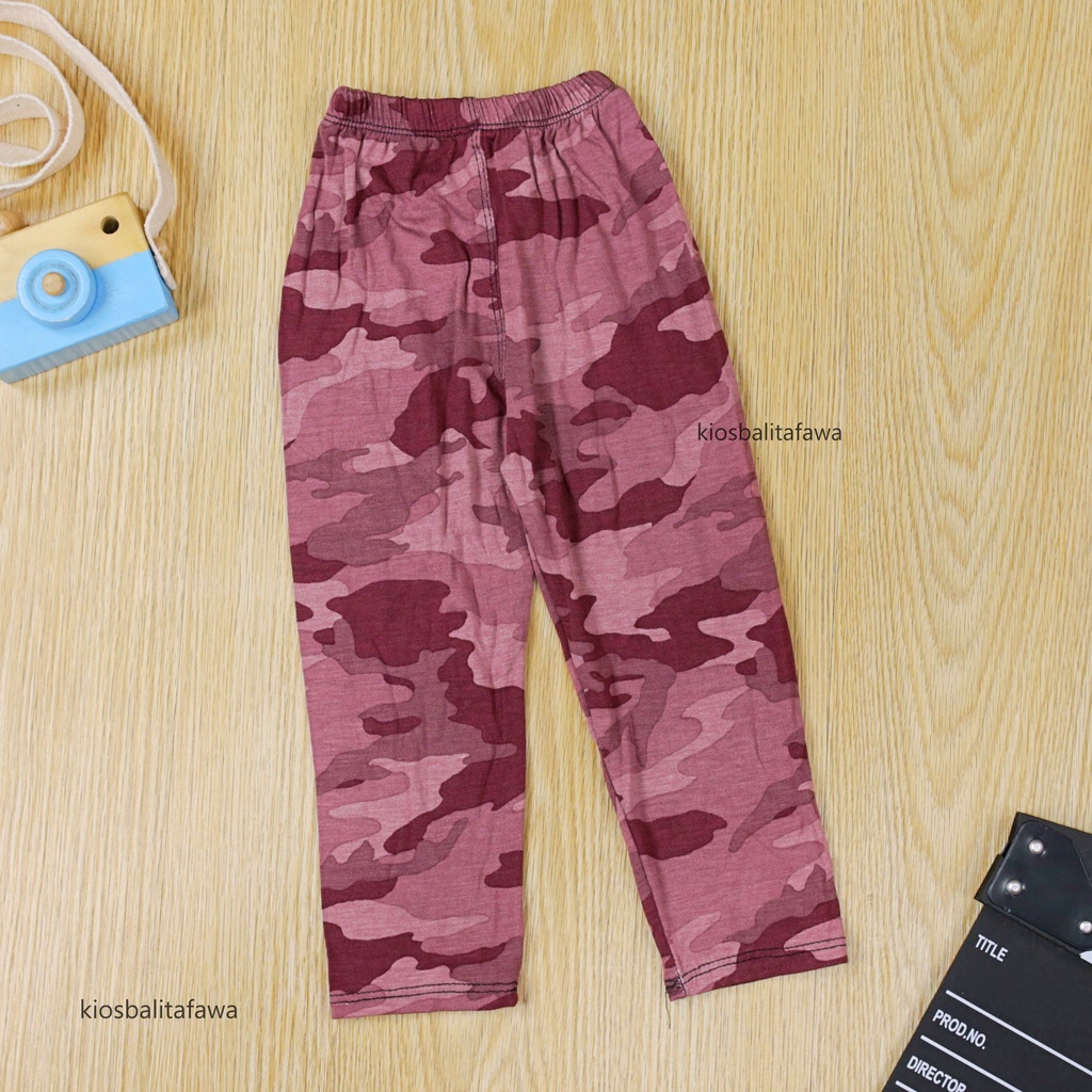 ARMY Pants uk 2-3 tahun / Legging Panjang Anak Laki Perempuan ABRI Celana Bawahan Adem Leging Murah