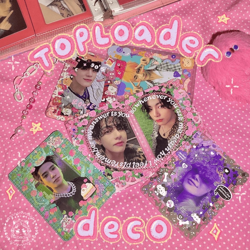 ˗ˏˋ PART 2 ´ˎ˗ Toploader deco sultan for photocard | Kpop Anime Idol