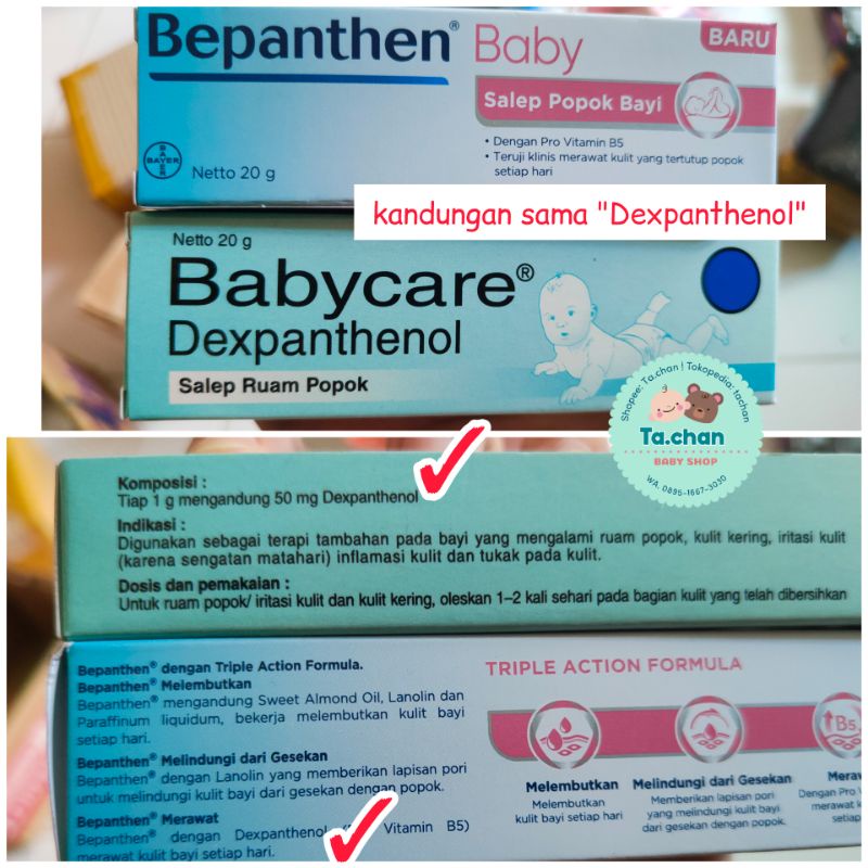 Bepanthen Salep popok bayi 10gr dan 20gr bepanthen salep bayi ruam popok bepathen Baby care