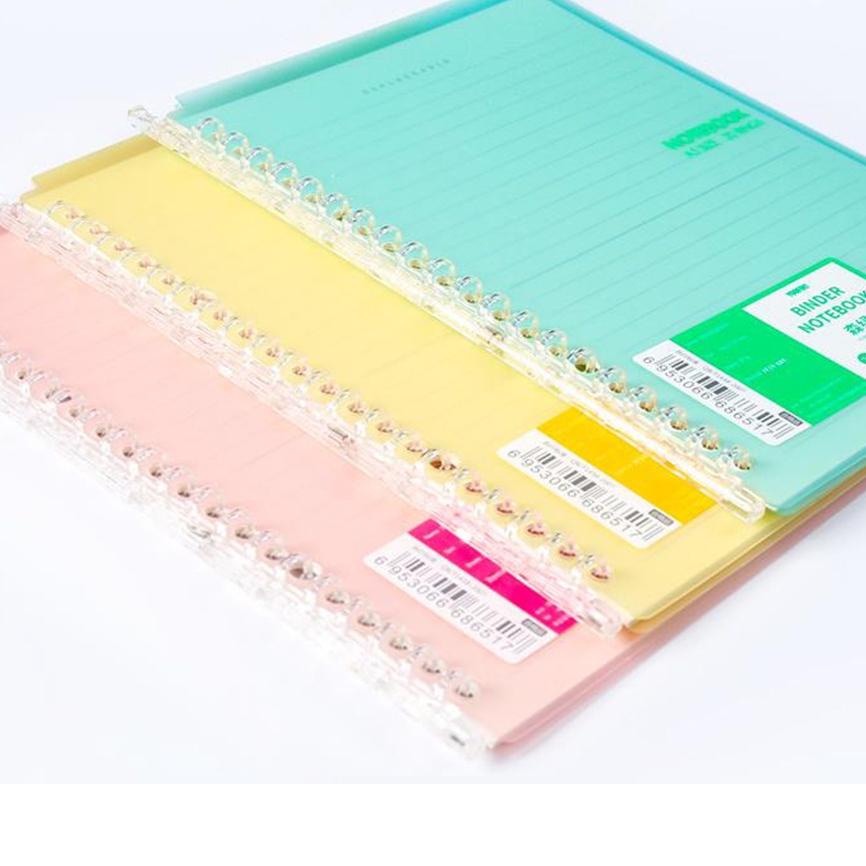 

DAPATKAN SEGERA bukuqu Binder Refill B5 26 Holes Bisa Isi ulang - PVC - Bisa diputar 360 Derajat - Transparant!!