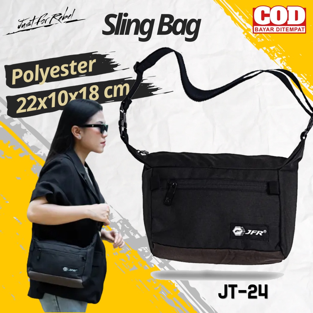 Tas Selempang Sandang Samping Bahu Silang Distro Santai Pria Cowok Bapak Laki Laki Remaja Dewasa Ter