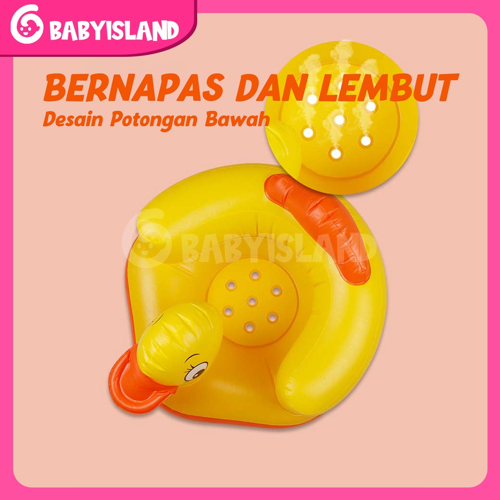 Sofa Tiup Bayi Kursi Tiup Belajar Duduk Bebek Musik Bisa untuk Mandi Dan Pelampung