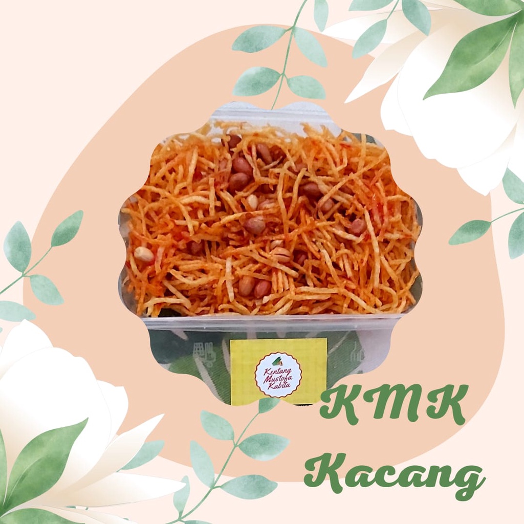 

Kentang Mustofa Kabita Kacang (Thinwall 750ml 220g) Daun Jeruk Pedas Manis Makanan Kering