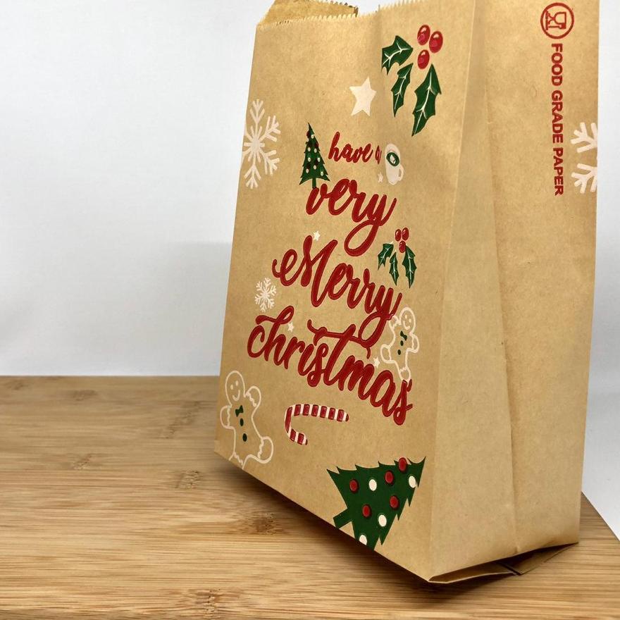

ダ 100 Pcs Paper Bag / Kantong Kertas M - Kantong Roti / Fried Chicken / Snack Hot Sale !!