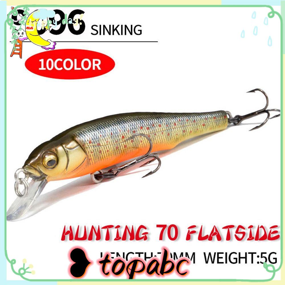 Umpan Ikan Kecil Tenggelam Atas 5G/70MM Crankbaits Tackle Minnow Lures