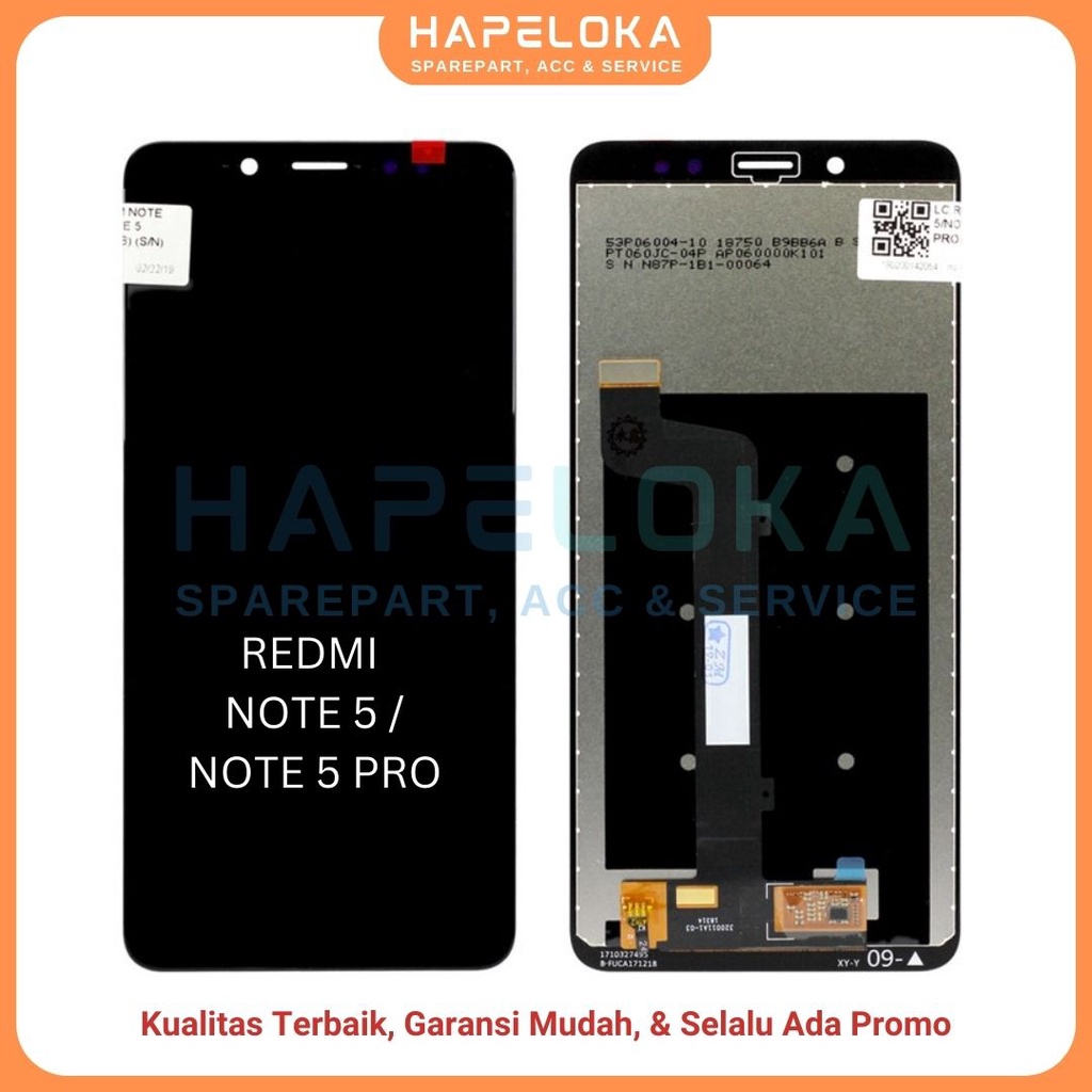 LCD TOUCHSCREEN XIAOMI REDMI NOTE 5 / REDMI NOTE 5 PRO - ORI COMPLETE