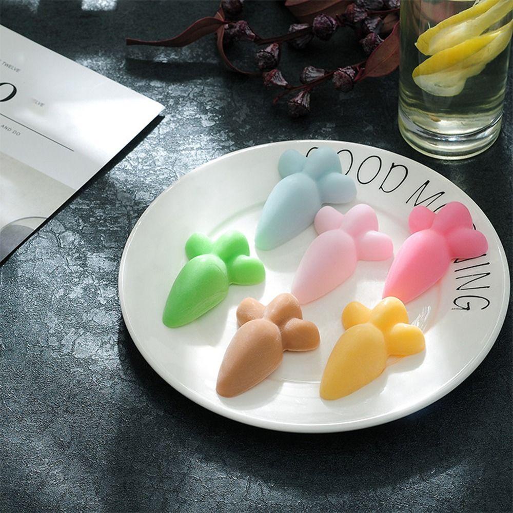 Solighter Easter Silicone Mold DIY Cetakan Sabun Dekorasi Liburan 6rongga