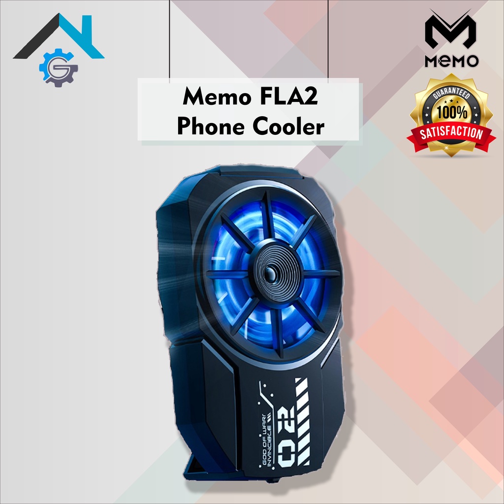 Memo FLA2 Fancooler Pendingin Hp CoolingFan Portable 300mAh