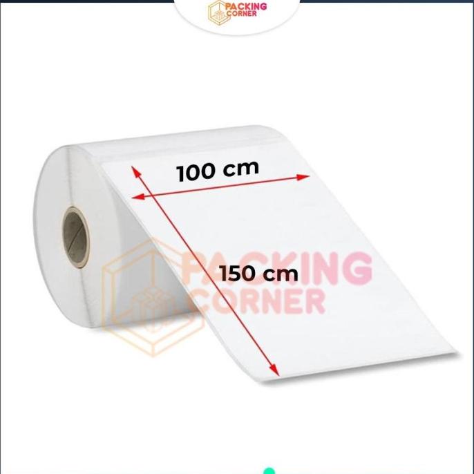 

LABEL KERTAS STICKER DIRECT THERMAL PAPER 100 X 150 mm 100x150mm 500pc