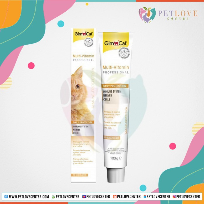 GIM CAT MULTIVITAMIN PROFESIIONAL/ MULTIVITAMIN KUCING / PASTA