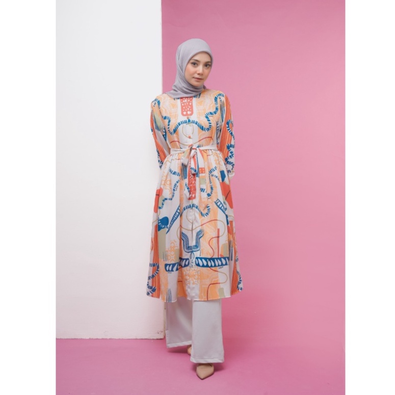 Radwah - Premium Syifa Tunik Printing - Tunik Wanita
