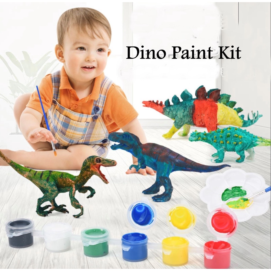 DIY Anak Paint Gypsum Mainan Anak DIY Painting Kit Mainan Prakarya Anak Mainan Montessori Anak Sensory Play