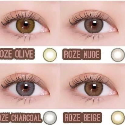 Hadir Sekarang SOFTLENS IDOL ROZE CHARCOAL BY SWEET 14.5MM (NORMAL S/D -10.00)