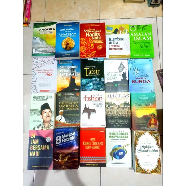 ( PROMO BUKU MURAH ORIGINAL ) BUKU AGAMA ISLAM / SEJARAH JAWA / SASTRA / SEJARAH ISLAM / BEST SELLER