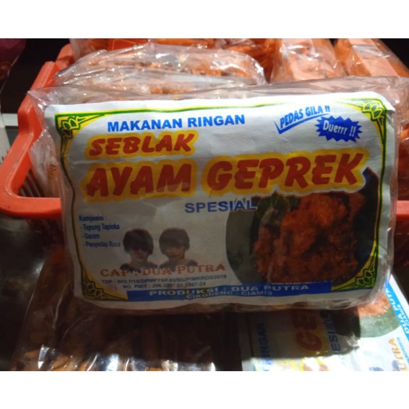 

Terlaris-Keripik Seblak Ayam Geprek