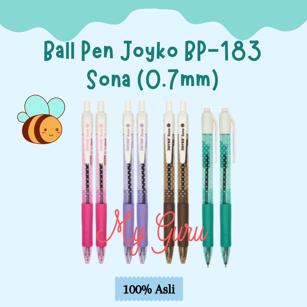 

[PCS] PULPEN / PENA / BOLPEN / BALL PEN JOYKO BP-183 SONA (0.7MM)