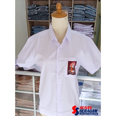 BAJU SERAGAM SMA PUTIH -- MEREK SERAGAM