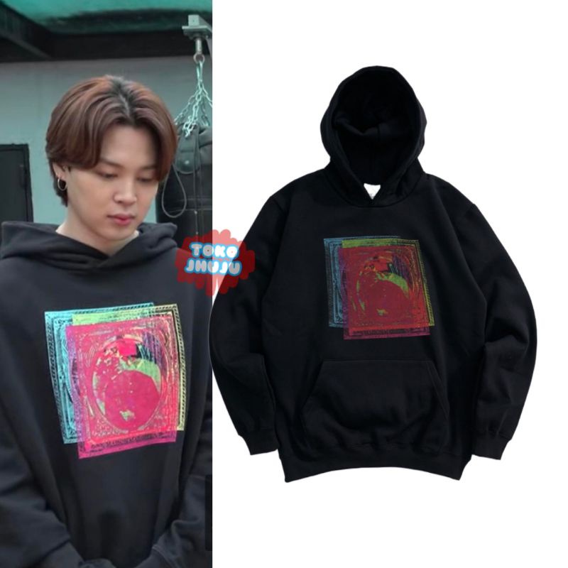 Hoodie Jumper Jimin Bangtan Style Mason Margela Abstrack Graphic