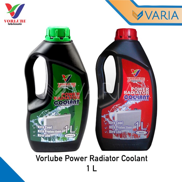 Vorlube Power Radiator Coolant 1 L Air Cairan Pendingin Radiator