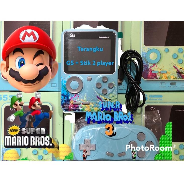 Langsung Atc Gameboy g5 G5 retro nitendo + stik 2 player